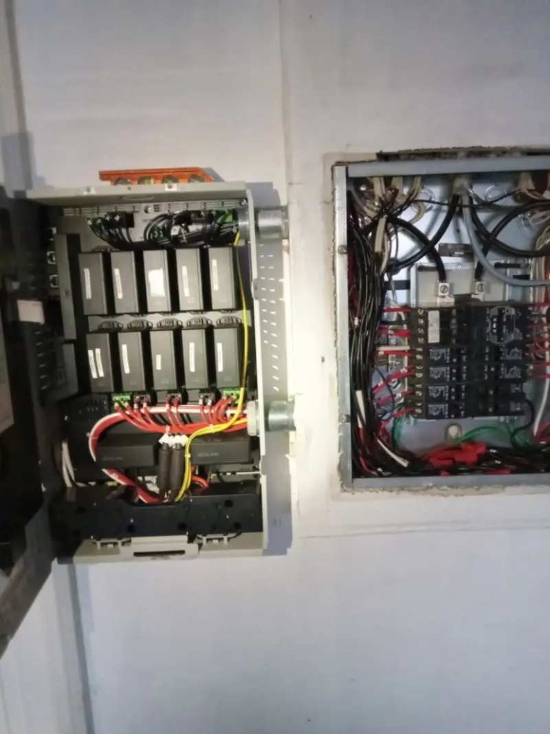 Electrical panel upgrade completed for Indoor Lighting Installation in Dove Valley